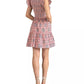 Elan - RUFFLE SLEEVE SMOCKED MINI DRESS