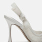 Steve Madden - Women's Mesh With Pearl Pointed-toe Slingback Pump High Heels