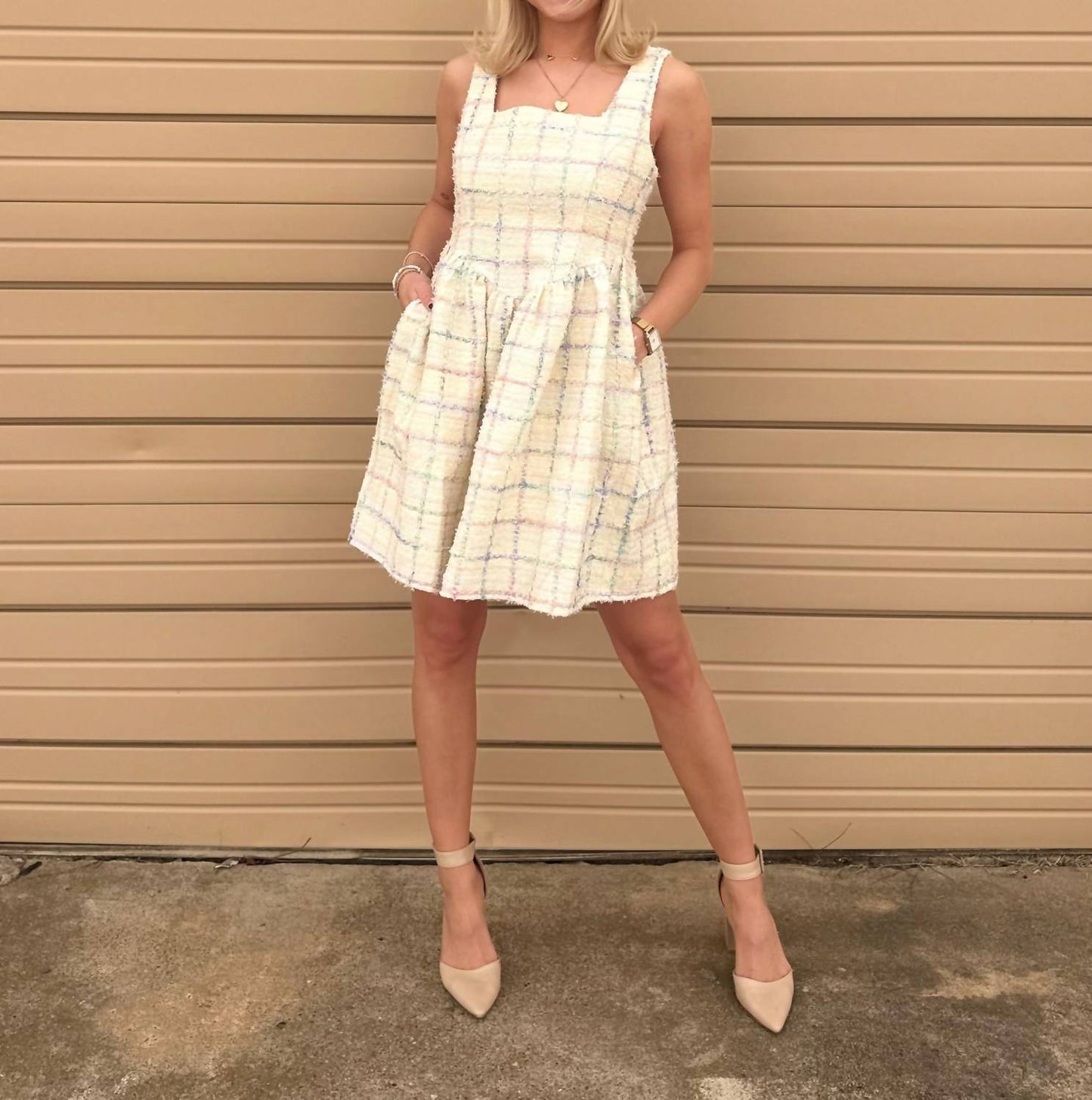 Aureum - Wren Tweed Mini Dress