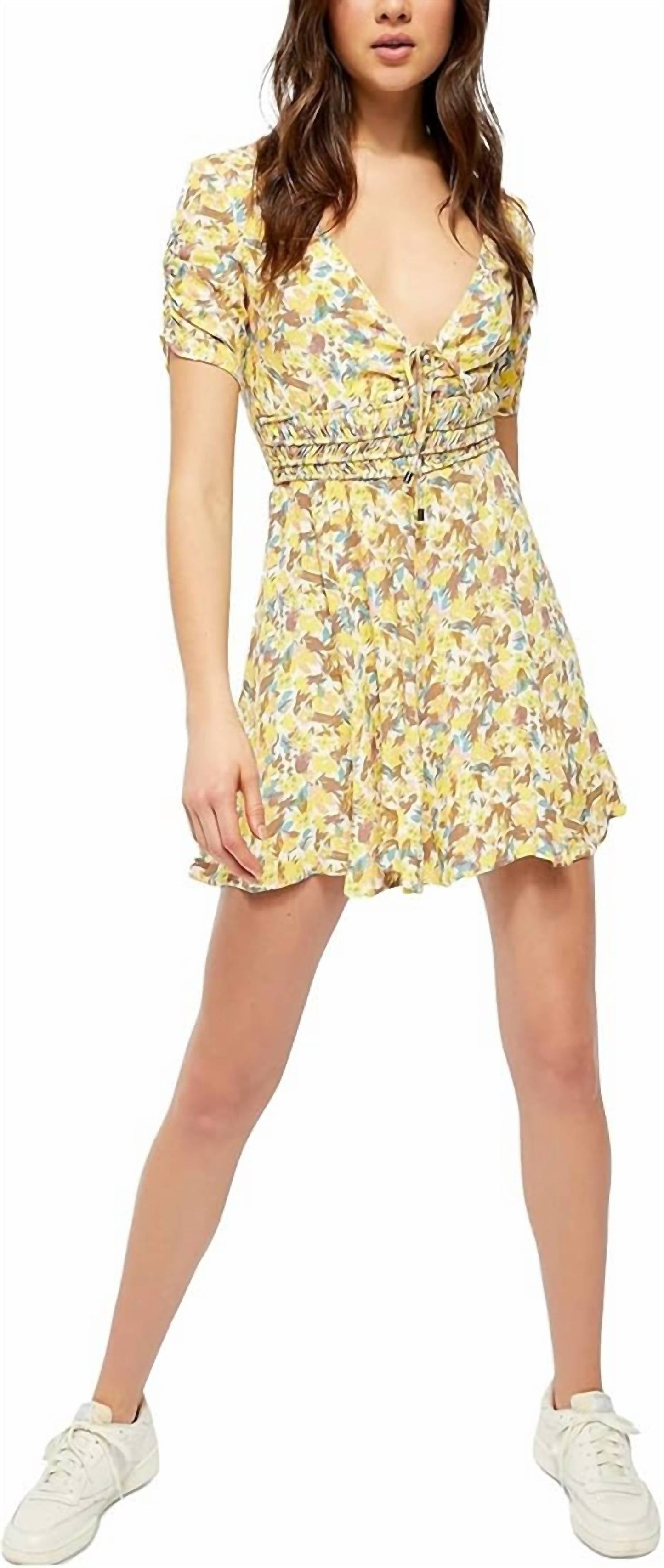 Free People - Forget Me Not Floral Mini Dress