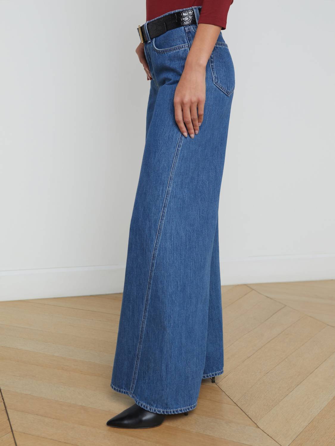 L'Agence - Beau Wide-leg Jeans