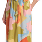 Vestido longo com cinto e camadas Donna Morgan feminino, azul, tamanho 2