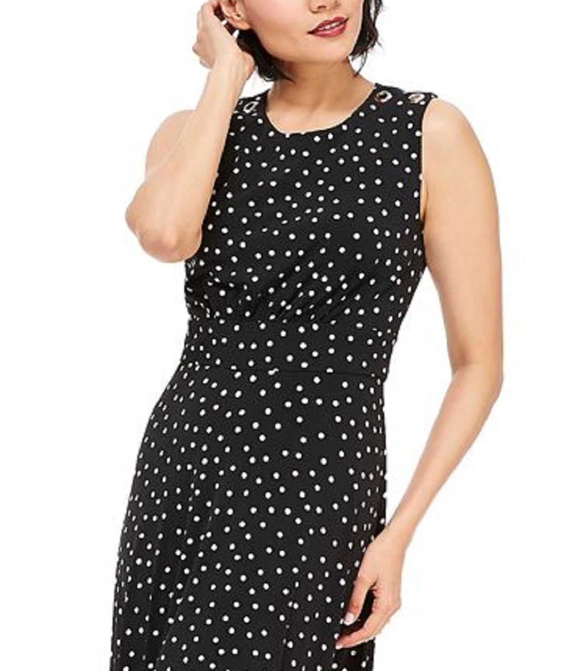 Vestido feminino azul, tamanho 10, estilo flare, London Times