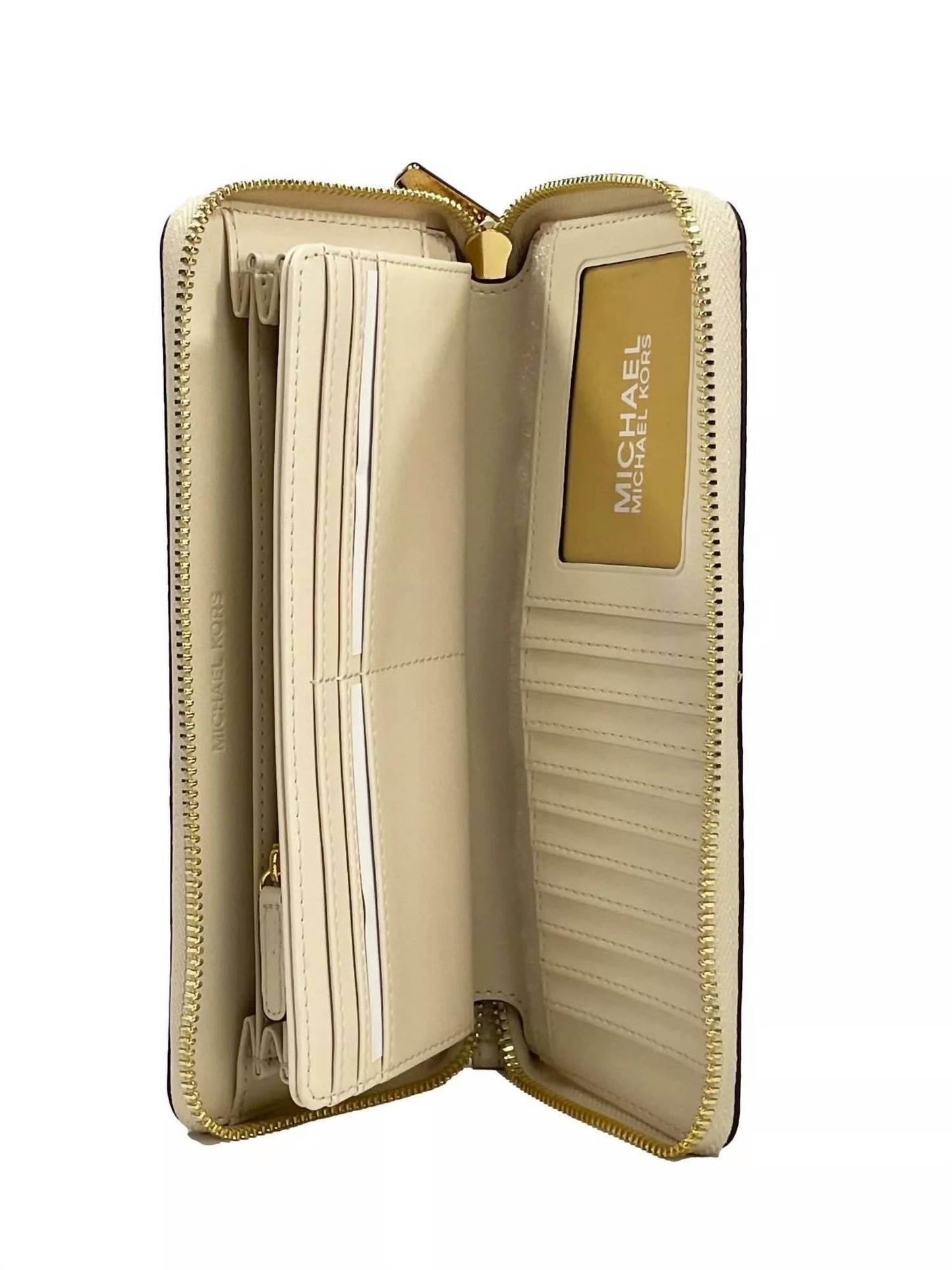Michael Kors - Women's Jet Set Travel Center Stripe Signature Continental Wallet