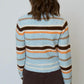 Central Park West - Ash Striped Cardigan