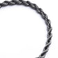Pulseira DKNY Masculina Hematite Tone Chain Flex Cinza Tamanho Regular