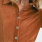 Sadie & Sage - Morrison Cord Shirt Mini Dress