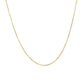 14k Yellow Gold Diamond Cut Cable Link Chain 0.8mm