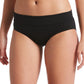 Calcinha de biquíni Nike Active Hipster feminina, preta