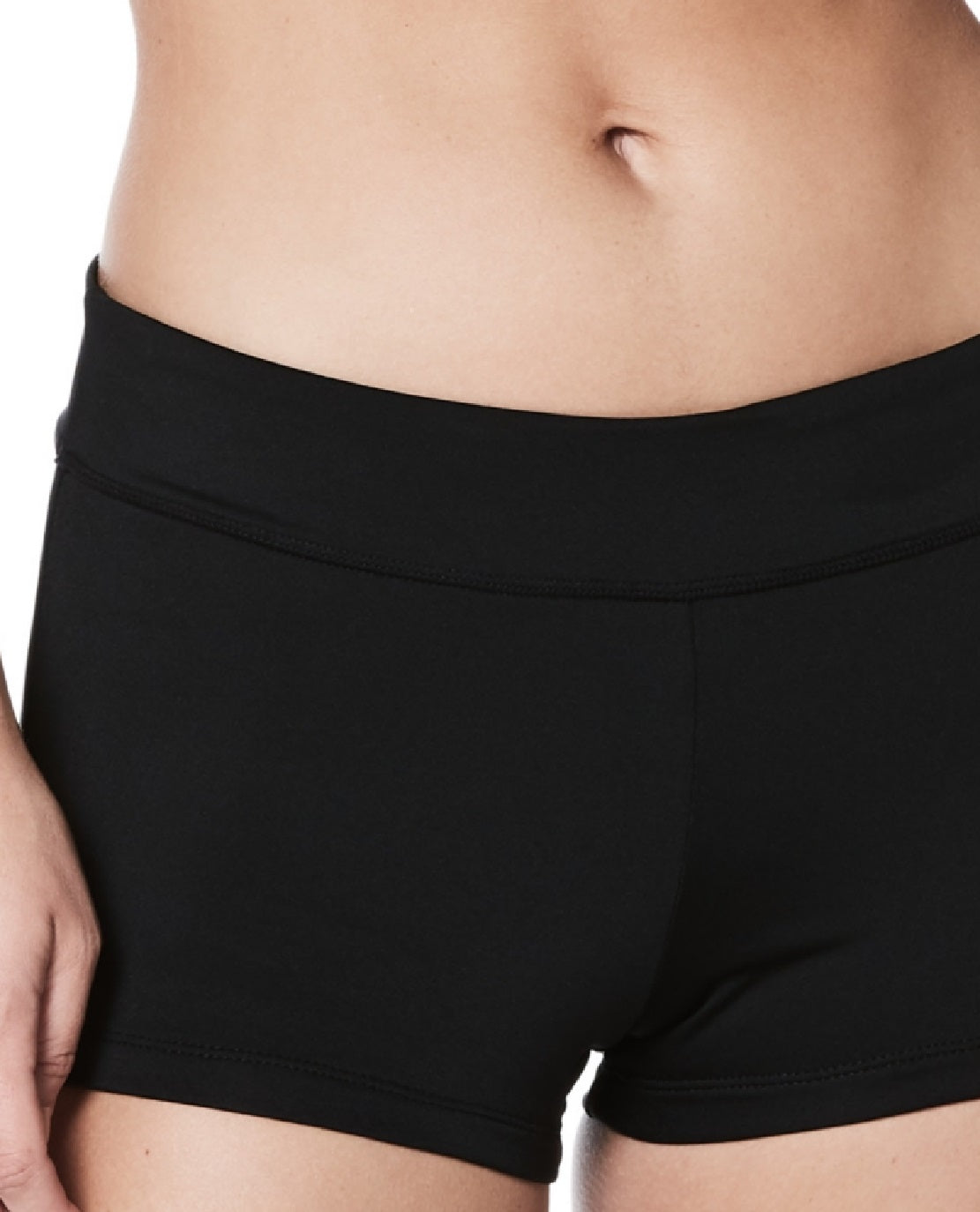 Calções de banho Nike Core Active para mulher, preto, tamanho pequeno