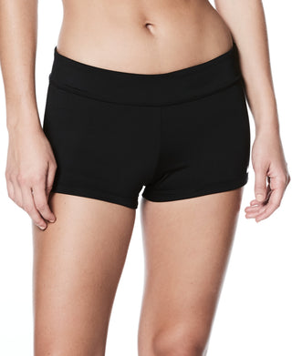 Calções de banho Nike Core Active para mulher, preto, tamanho pequeno