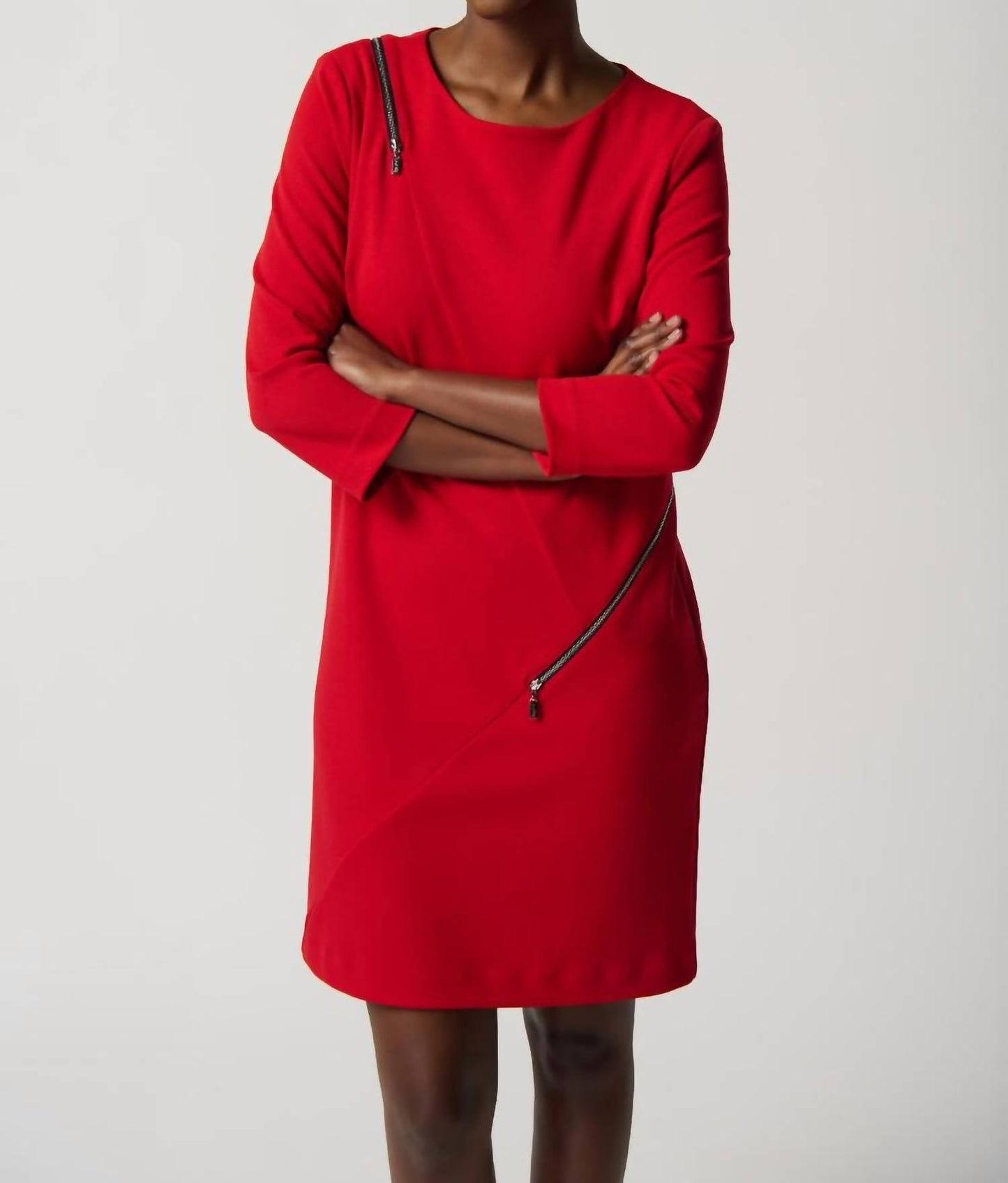 Joseph Ribkoff - Straight Zipper Dress