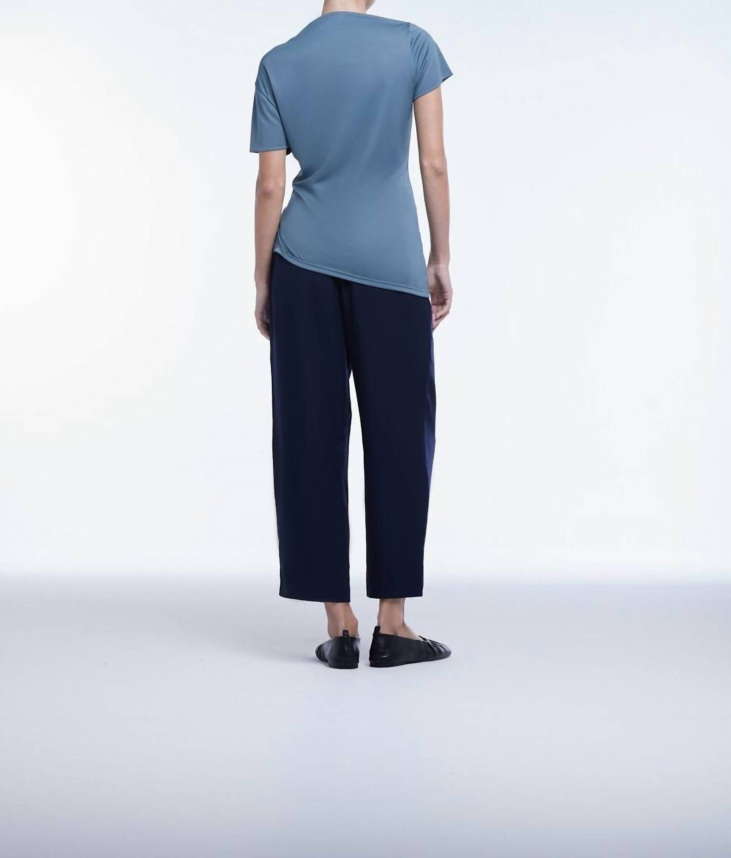 Dāl The Label - Asymmetrical Short Sleeve Top