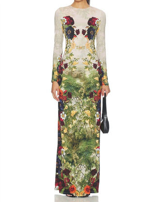 Alice + Olivia - Delora Maxi Forbidden Forest Dress