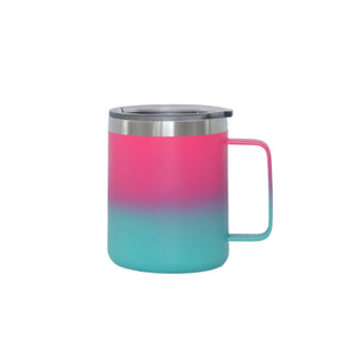 Creative Gifts International - Caneca de viagem de aço inoxidável com alça