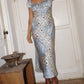 Bailey Rose - Western Bandana Maxi Dress