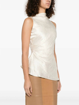 Alexander Mcqueen - Top assimétrico