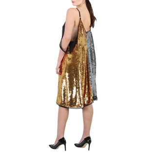 Burberry - Bicolor Sequin Cocktail Dress