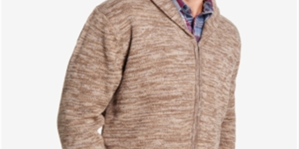 Cardigan vintage masculino à prova de intempéries, marrom, tamanho GG