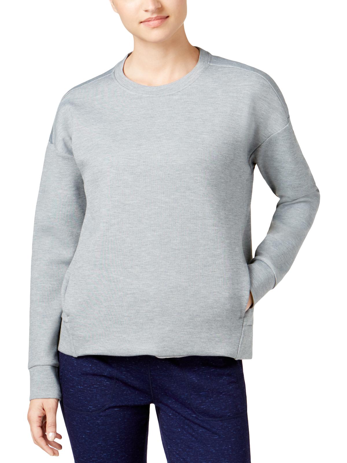 32 Degrees Moletom Feminino Fleece Running Cinza Tamanho Médio