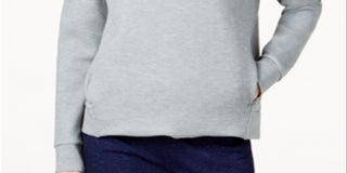 32 Degrees Moletom Feminino Fleece Running Cinza Tamanho Médio