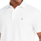 Camisa polo masculina Tommy Hilfiger Classic Fit Ivy, branca, tamanho grande