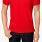 Tommy Hilfiger Classic Fit Ivy Polo Masculino Vermelho Tamanho Grande