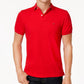 Tommy Hilfiger Classic Fit Ivy Polo Masculino Vermelho Tamanho Grande