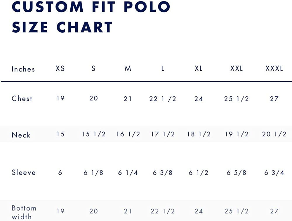 Tommy Hilfiger Polo Ivy Masculino Custom-Fit Azul Tamanho Grande