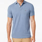 Tommy Hilfiger Polo Ivy Masculino Custom-Fit Azul Tamanho Grande