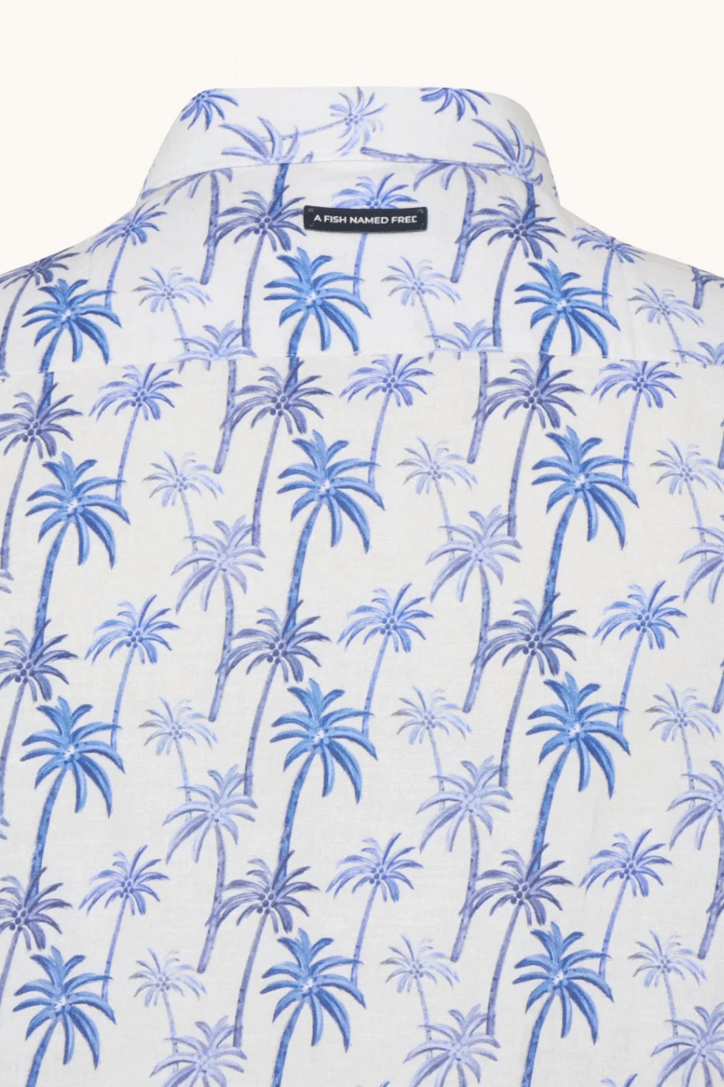 A Fish Named Fred - Short Sleeve Palm Tree Shirt