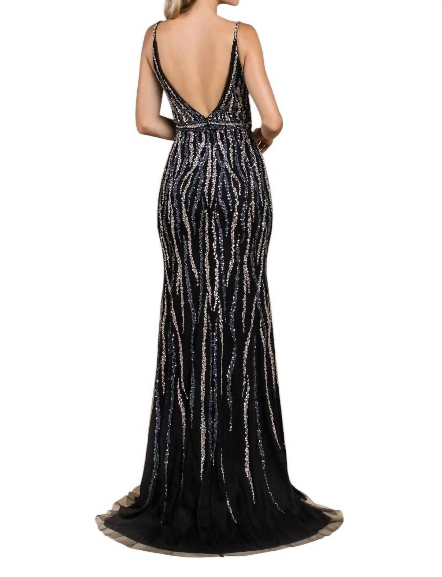 Andrea & Leo Couture - TRICKLE BEAD GOWN