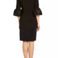 Adrianna Papell - Bell-cuff Draped Jersey Dress - Plus