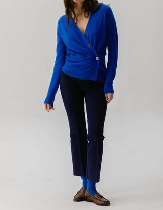 Cissa - Wrap Long Sleeve Cardigan