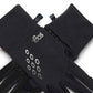 Luva de base masculina 180S preta, tamanho médio