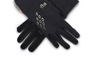 Luva de base masculina 180S preta, tamanho médio