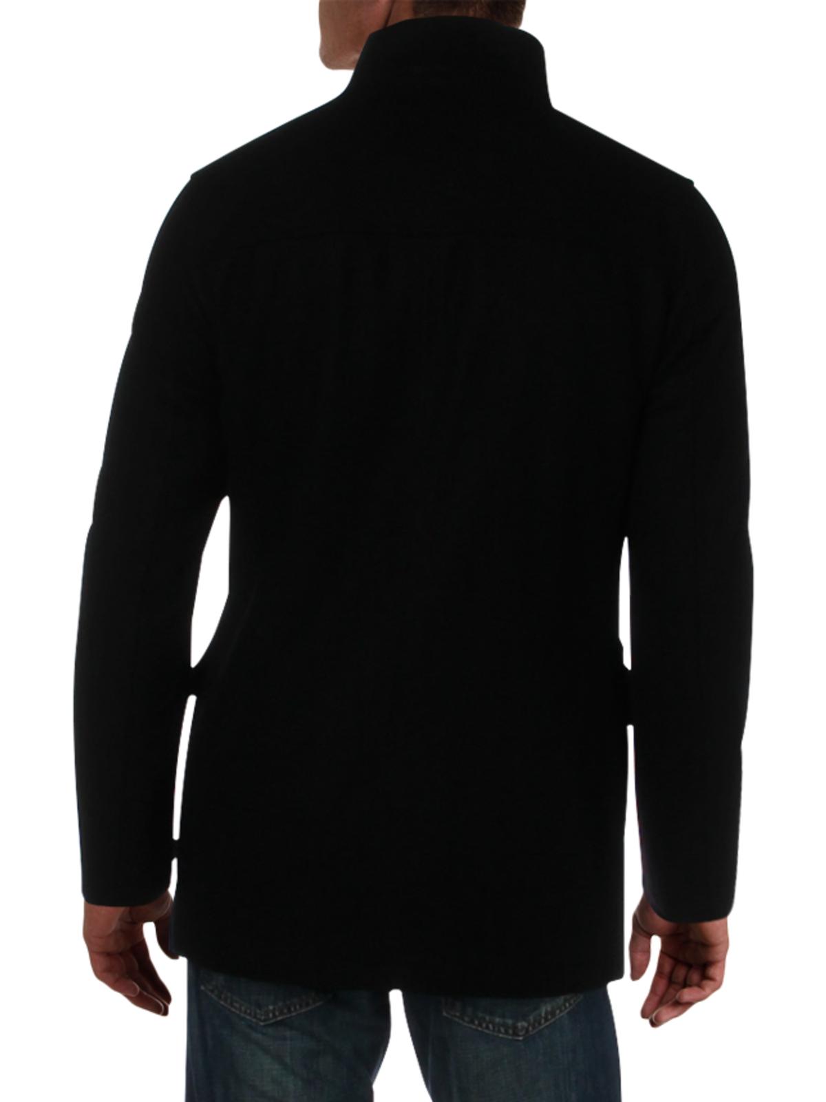 Jaqueta Melton Masculina Cole Haan Cinza Tamanho Médio