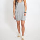 Bluivy - Knit Mini Dress With Built-in-shorts