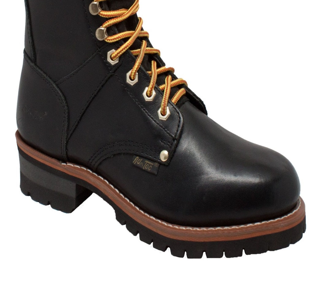 Bota Logger Masculina Adtec Preta Tamanho 10,5 W