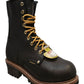 Bota Logger Adtec Masculina 9 Resistente à Água com Biqueira de Aço, Preta, Tamanho 9 W