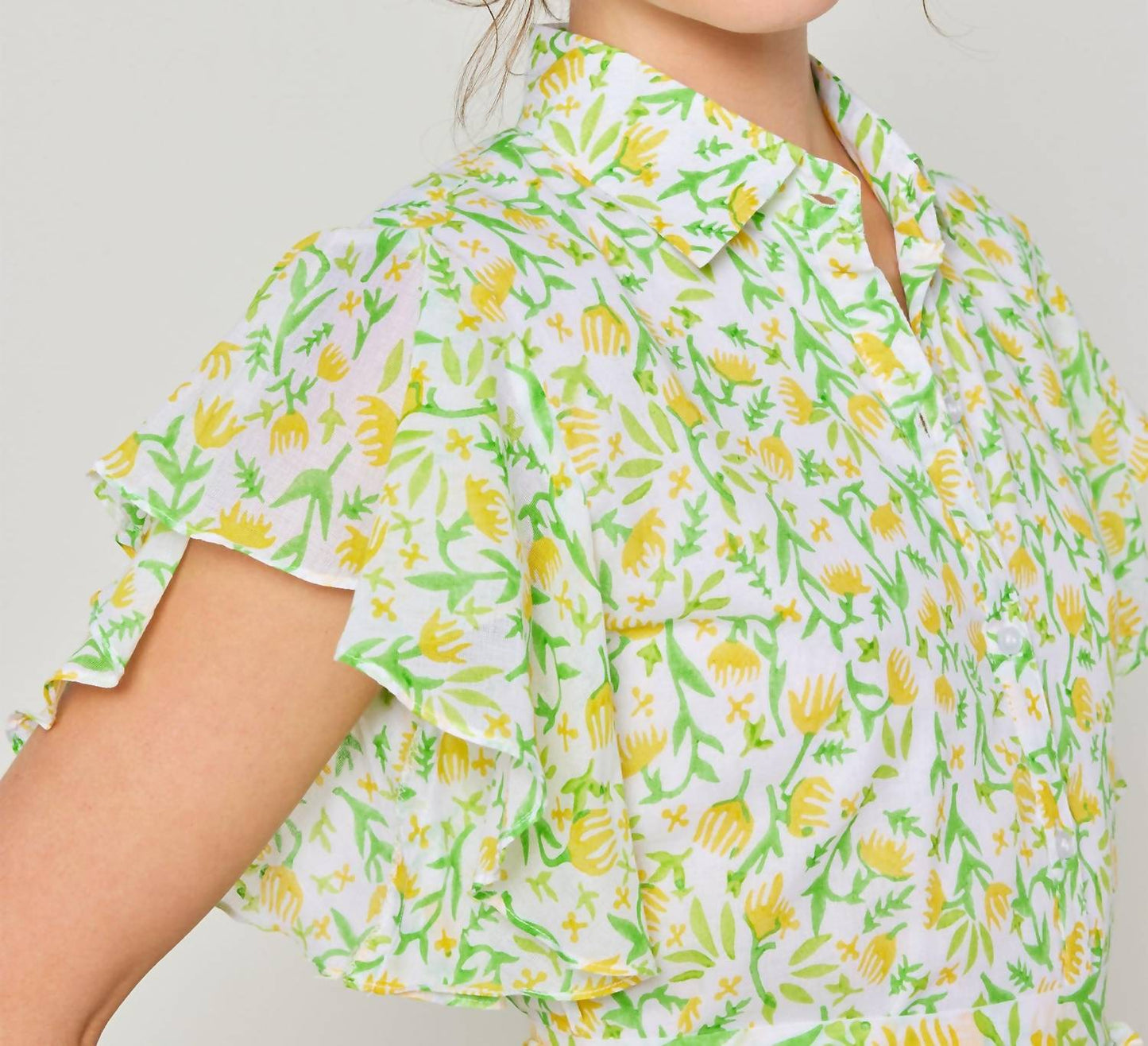 Bella Tu - Tulips Classic Shirtdress