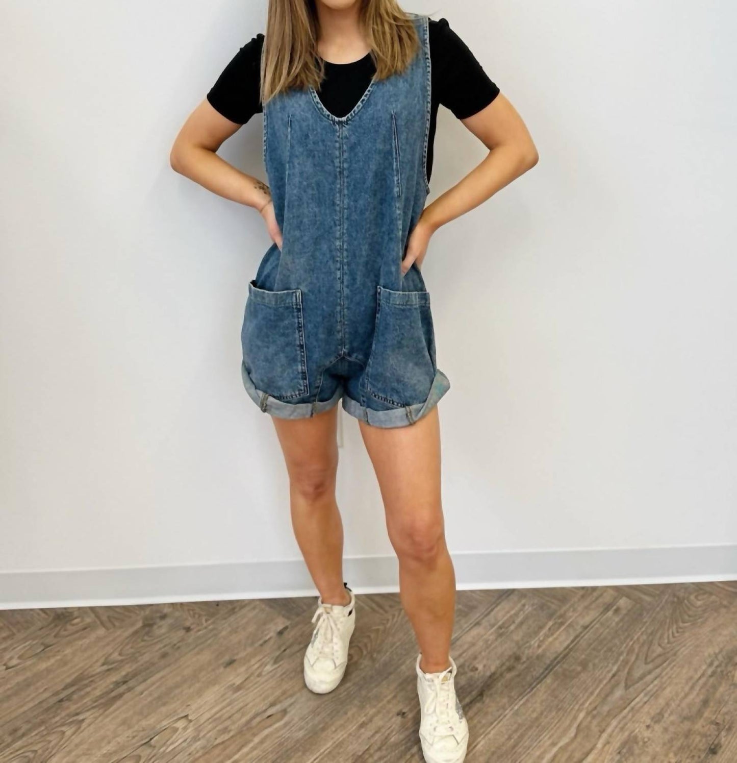 Free People - Markel Denim Shortall