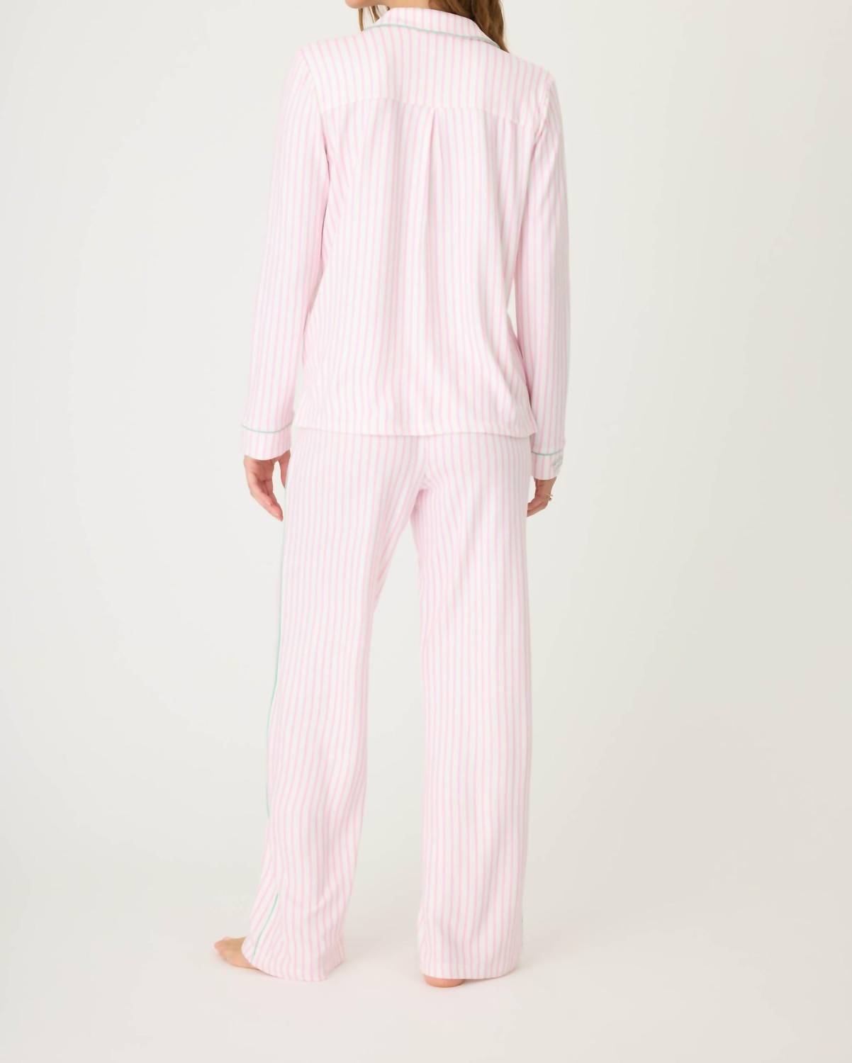 Pj Salvage - Happiest On The Court Pickleball Striped Pajama Set