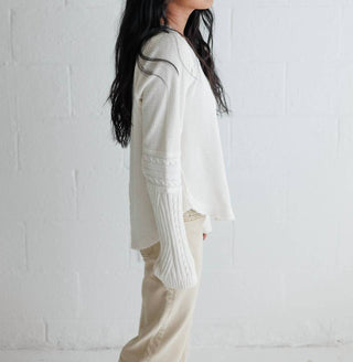 Free People - Suéter com punho de cabo oscilante