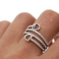 Vanner House - Sterling Silver Sparkling Snaffle Bit Ring
