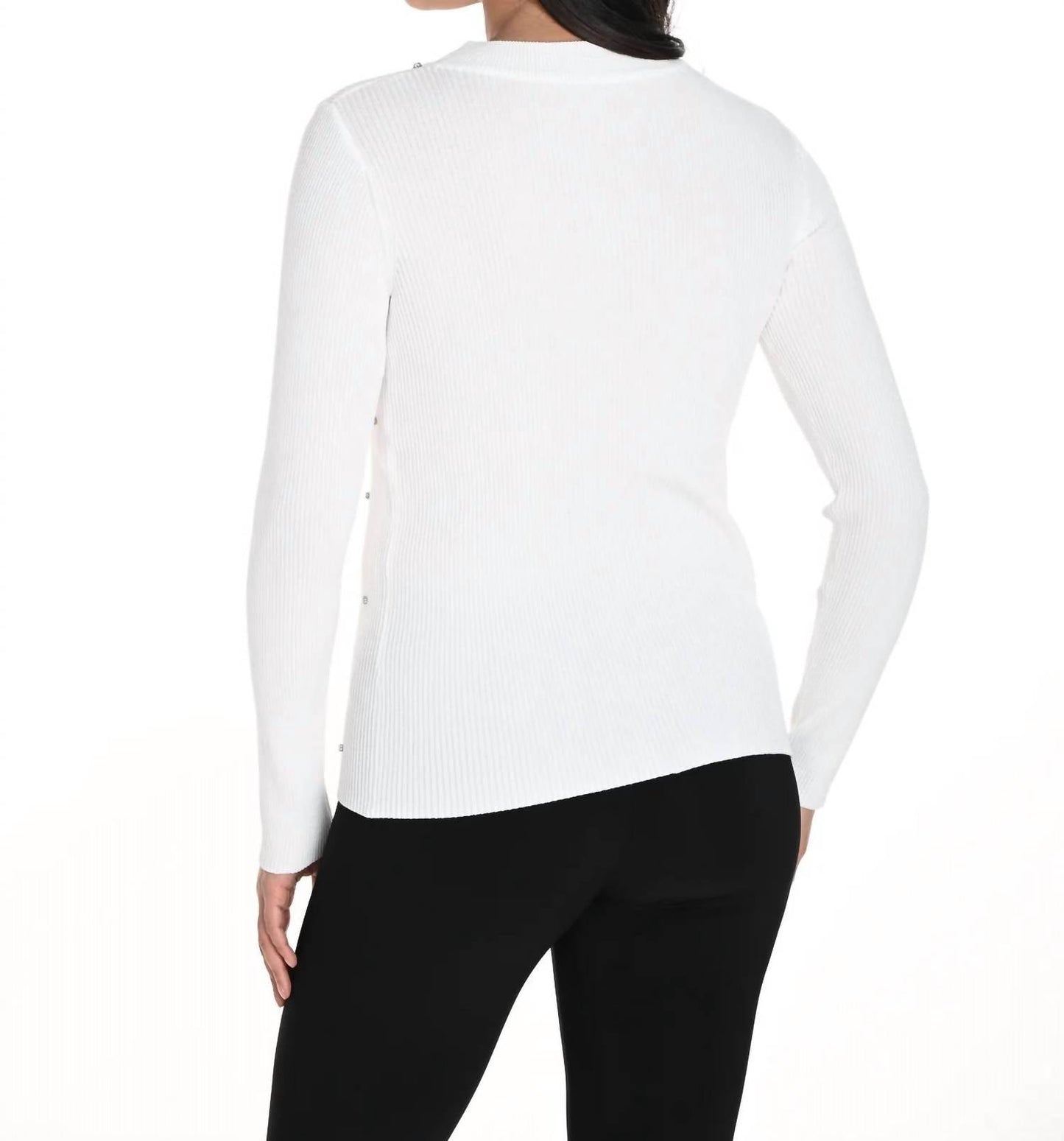 Frank Lyman - Diamante Embellished Knit Top