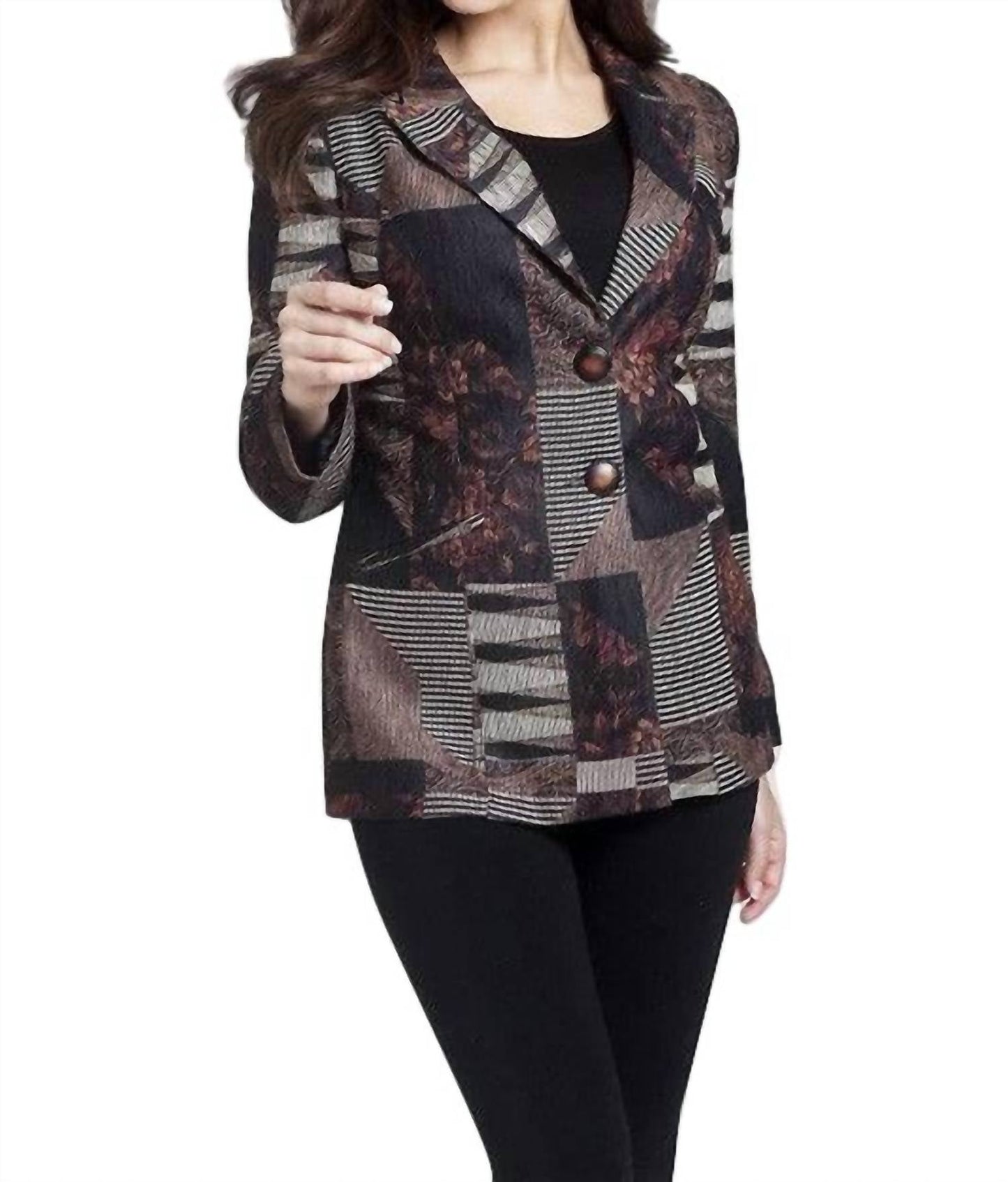 Angel - Tapestry Chenille 2-Button Cardigan