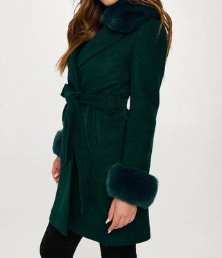 Coalition La - Vegan Wool Faux Fur Coat