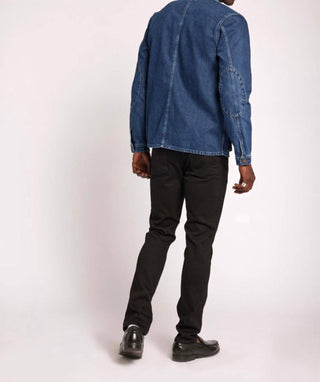 Current/Elliott - Denim Button Down Blazer