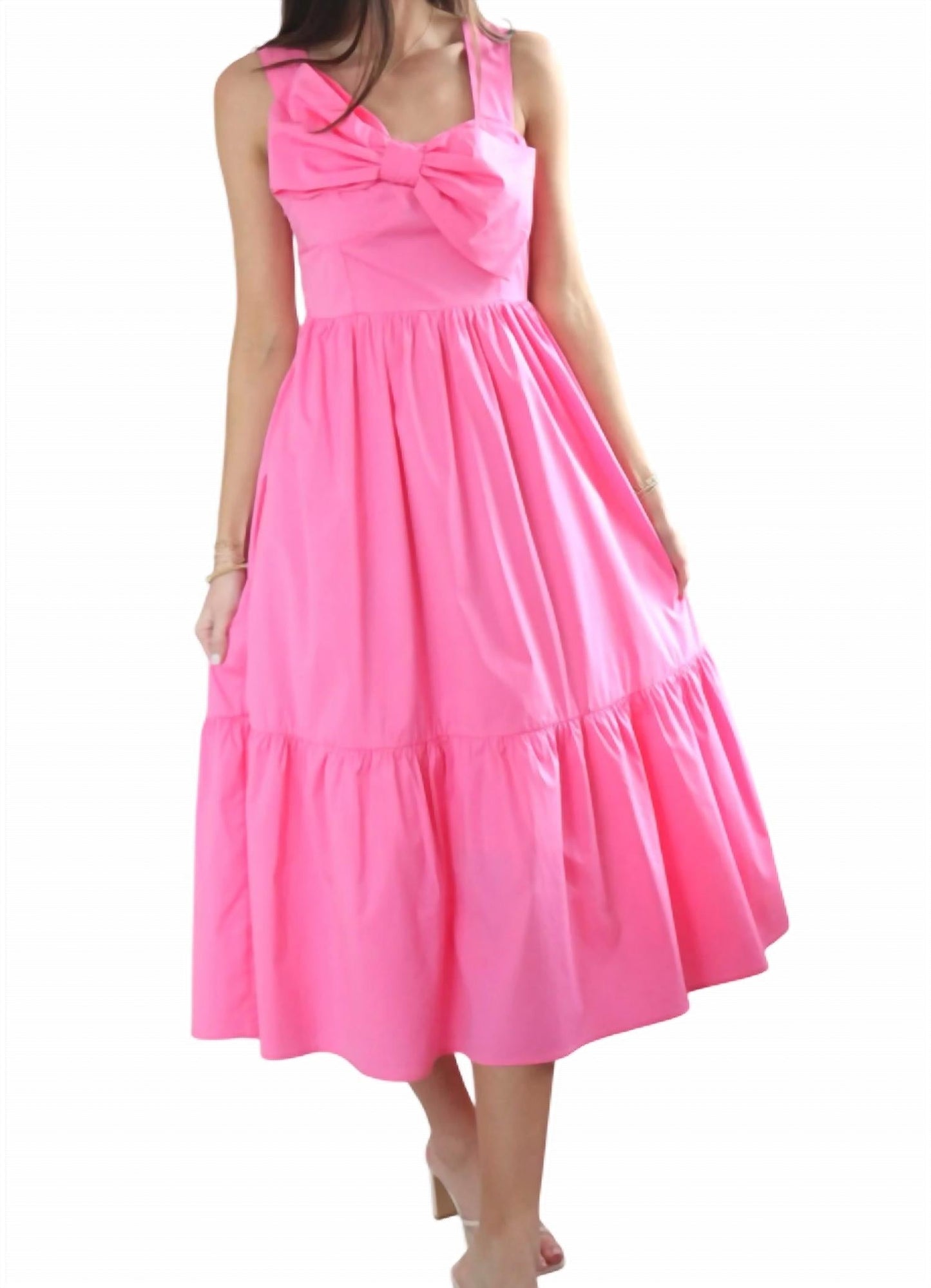 2.7 August Apparel - Bowtiful Midi Dress